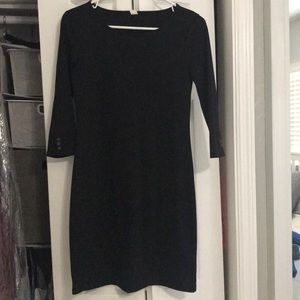 Black 3/4 Sleeve Old Navy Dress